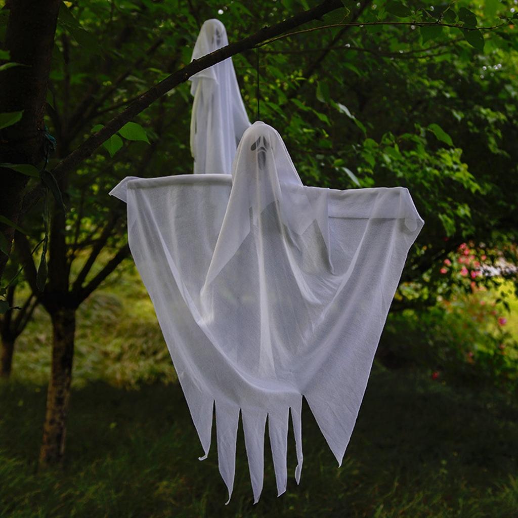 Halloween Terror dekorace Přívěsek duch Závěsný duch ohrožující rekvizita Nádvoří dekorace přívěsek