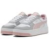 PUMA Carina Street Abrasion Resistant Low top Skateboard Shoes Women's White Gray 389390-53