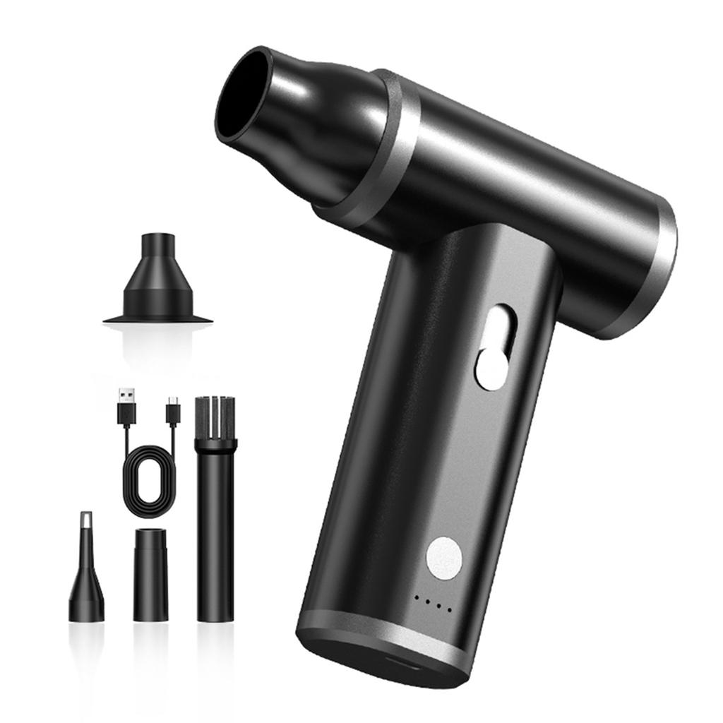 110000PRM Electric Air Duster Brushless Motor Portable Compressed Air Blower 2000mAh Handheld Vacuum Cleaner for Keyboard PC Car