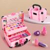 Girls Make Up Set Toys Pretend Play Cosmetic Bag Beauty Toy Makeup Tools Kit Children Pretend Play