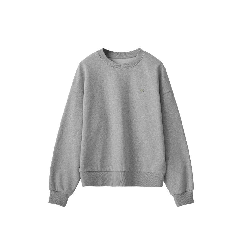 

ABOUTSEA Женский универсальный свитшот с круглым вырезом, Весна 25 - 7 цветов, Топ с длинным рукавом Large