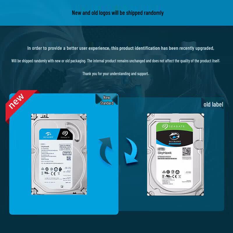 Seagate SkyHawk 8TB Surveillance Hard Drive