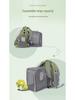 Large Capacity Breathable Cat Backpack - Portable Space Capsule Design for Outings