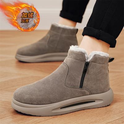2025 Winter neuer Modetrend Herren Baumwollschuhe Herbst und Winter Samt warm Schneestiefel