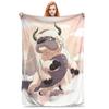 Avatar The Last Airbender Appa Peluche Coperta Plaid Flanella Calda Decorazione Copriletto di Qualità Regalo per Bambini Casa