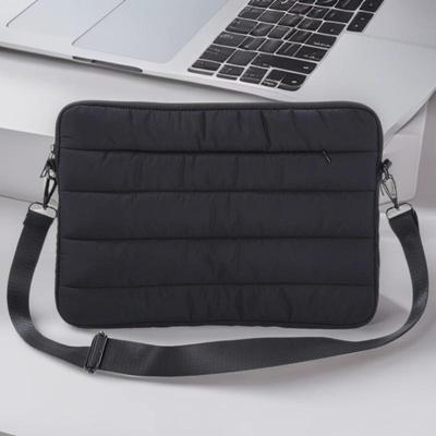 Bolsa Acolchoada Macia de Ombro Único para Laptop e Tablet - Protetora e Amigável para o Deslocamento