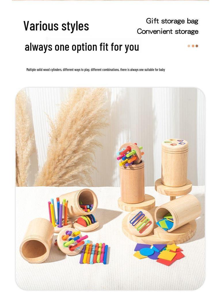 Montessori Wooden Balance Beam & Sensory Motor Skills Training Toy for Kids