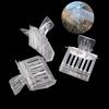 5/1Pcs Clear Clip Cage Beekeeping Queen Bee Cages Bee Catcher Equipment Tool for Beekeepers