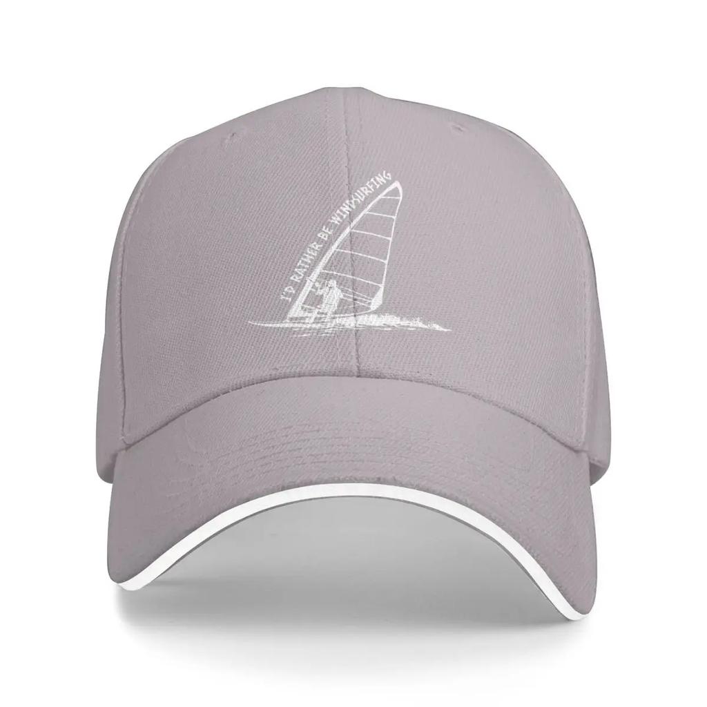 Rather Be Windsurfing Baseball Caps Outdoor Unisex Hats