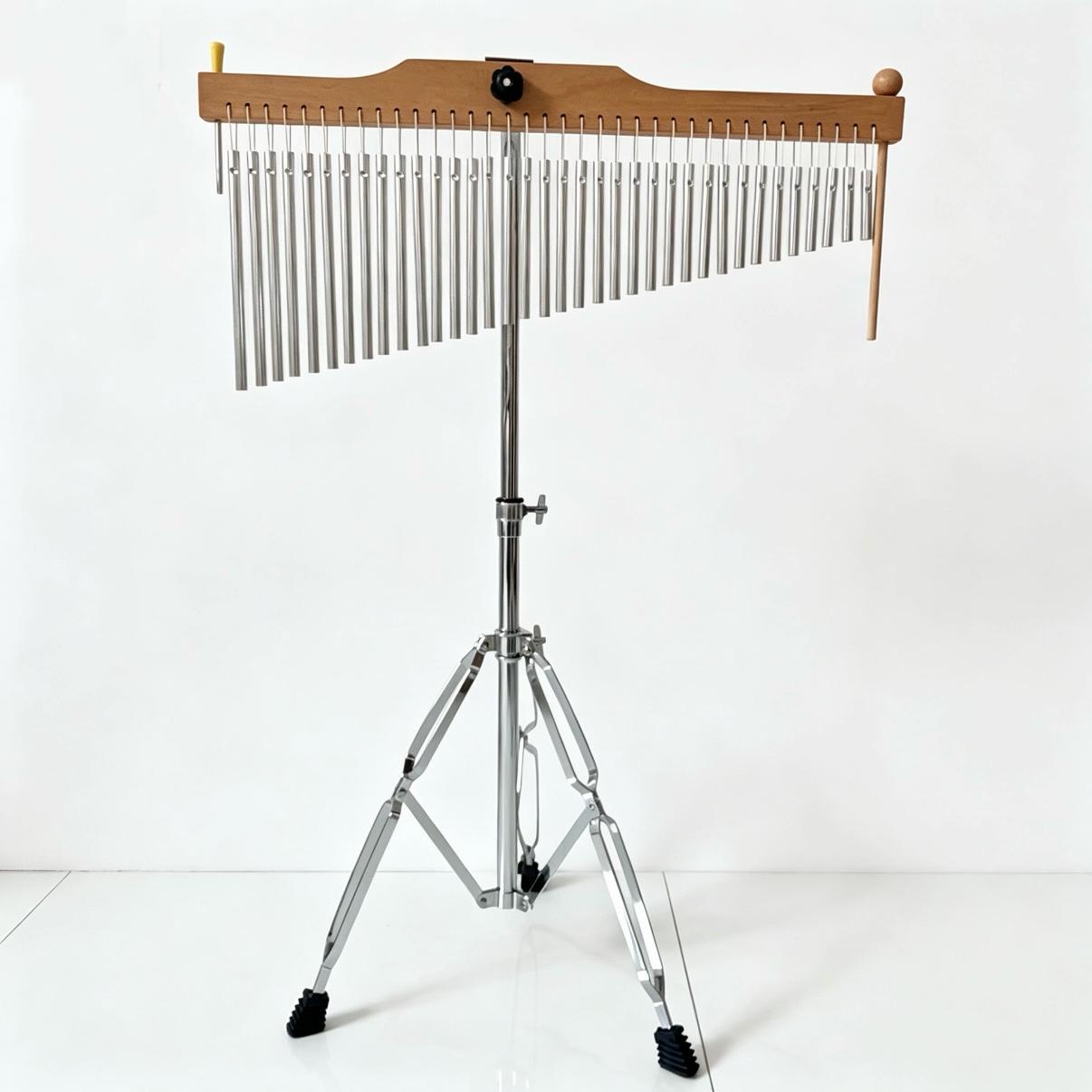 Factory Wholesale Bamboo Wind Chimes 36 Tone Percussion Instrument bar Chimes with Sticks standard