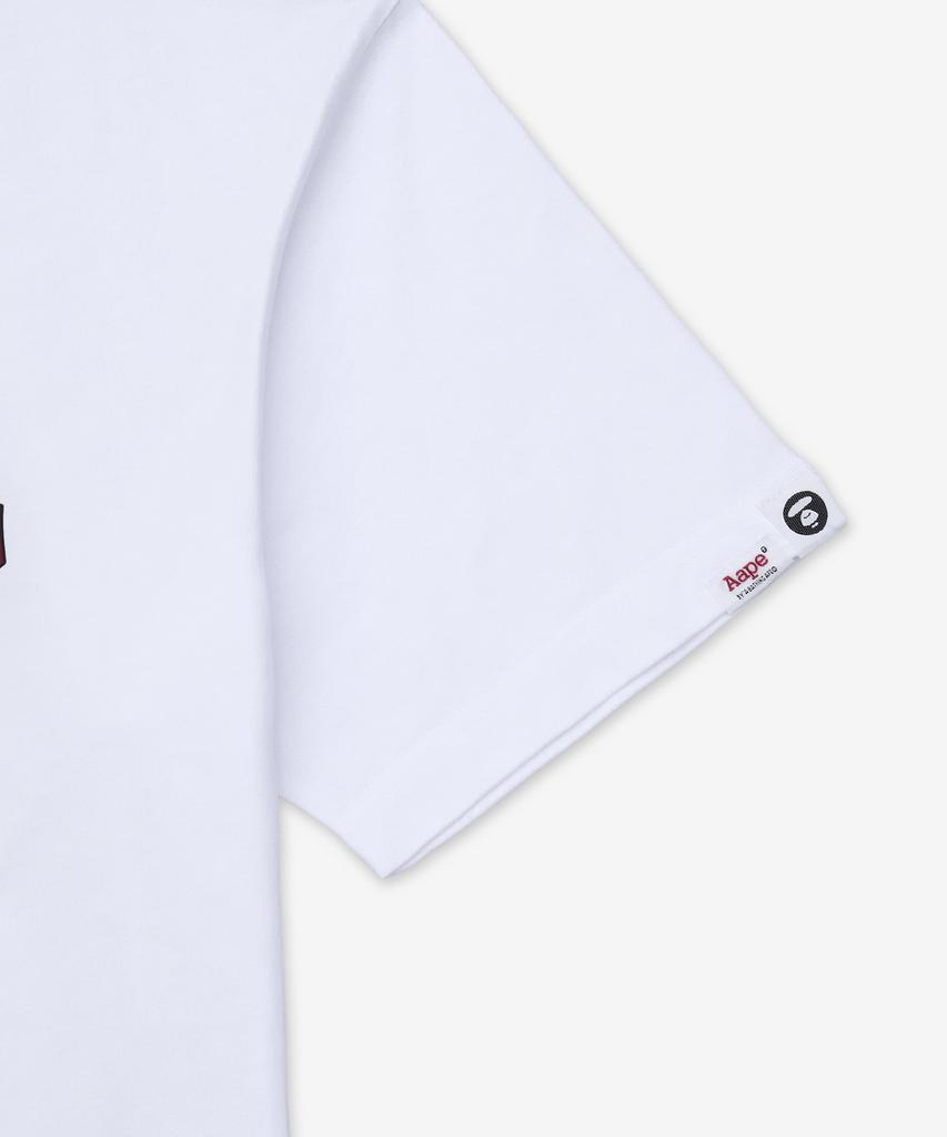 Eipeu Moonface Camo Back Logo Short Sleeve T-Shirt - White / Aaptem1842Xxqwhx