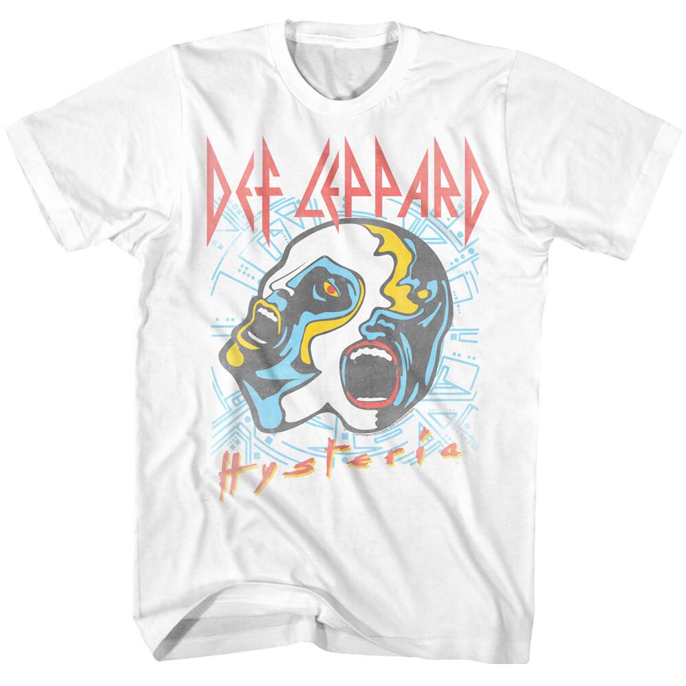 Def Leppard Hysteria Faces Men s T Shirt Rock Music Band Merch Unisex T-Shirt XL