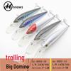 Japanese YU-ZURL Big Minnow Trolling Lure with Reinforced Hook - 98G/50G Sea Fishing Bait