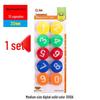 Transparent Magnetic Pushpins – 20/30/40mm Round Whiteboard Magnets for Office & Teaching, Strong Magnetic Force