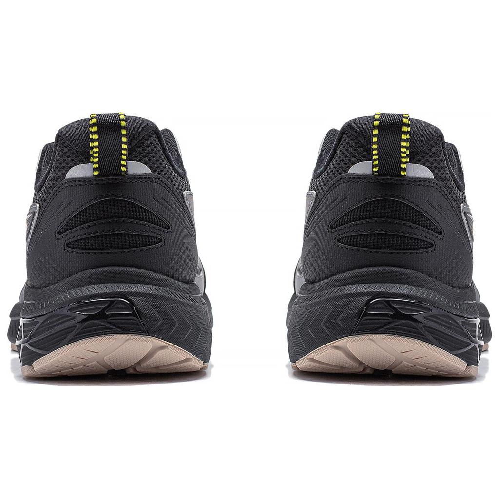 Li Ning Cushioning Slip Resistant Abrasion Resistant Low top Running Shoes Men's Shadow Gray ARXT021-3