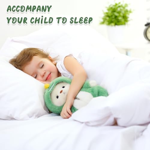 Dinosaur Teddy Bear 30cm Green Plush Dino Stuffed Animal in Dinosaur Costume, Soft Plush Toy for Birthday Christmas Gift