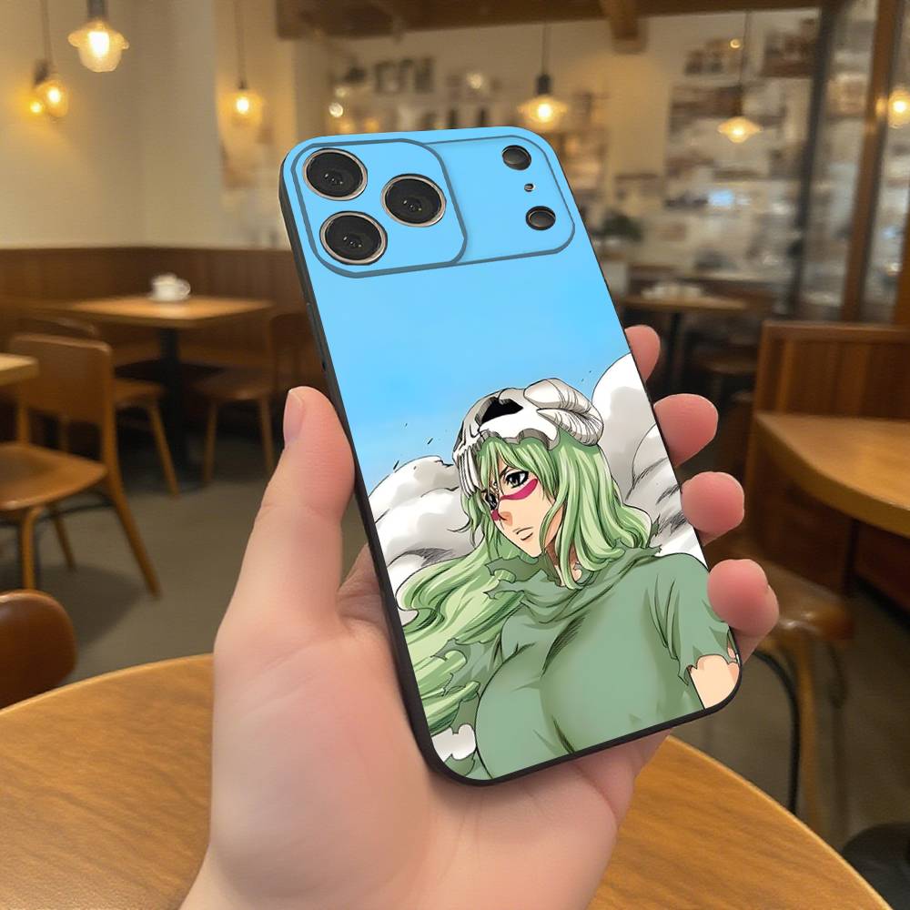 BleachS N-Nelliel-s Phone Case For iPhone 17,16,15,14,13,12,11,Pro,XS,Max,XR,Plus,E,SE4,Mini Black Soft Cover