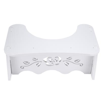 White Squatting Toilet Stool Bathroom Squat Toilet Stool 7 Inch