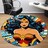 1pc Wonder Woman Office Round Area Rug, Under Office Chairs Bedroom Living Room Home Decor, Room Deco, Available In Various Sizes