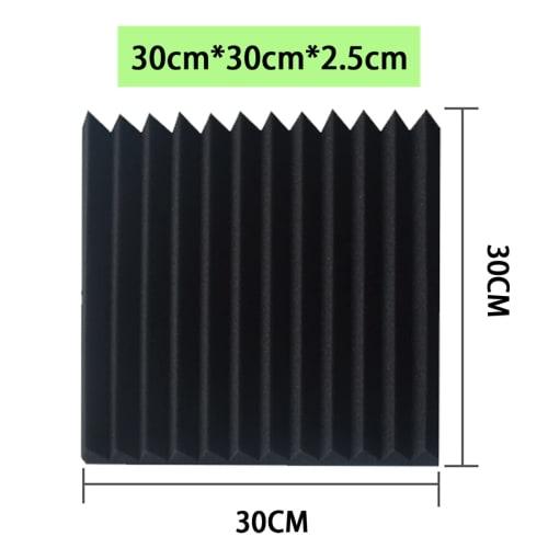 FsGrg [24 Sheets] Sound-Absorbing Material, Soundproofing Material, 30*30*2.5cm, Extra Thick, Soundproofing, Soundproofing, Sound Absorption, Interior