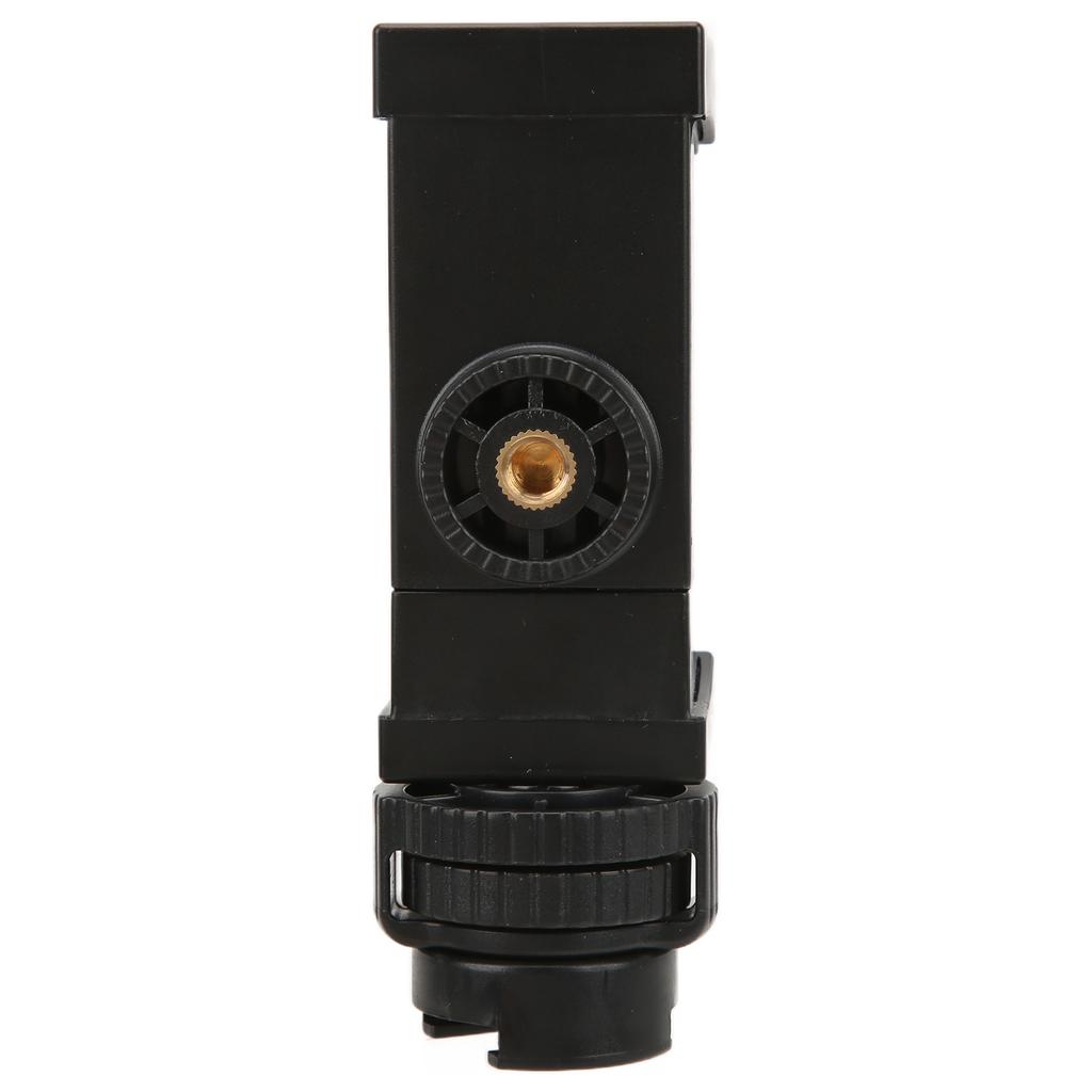 Portable Tripod Smartphone Mount Phone Tripod Adapter Clamp with Cold Shoe Mount