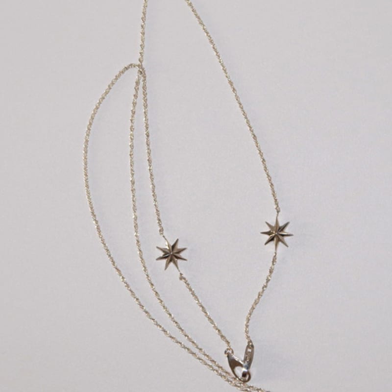 

mahogani BABY STAR GLASSES NECKLACE Rubber ring_white