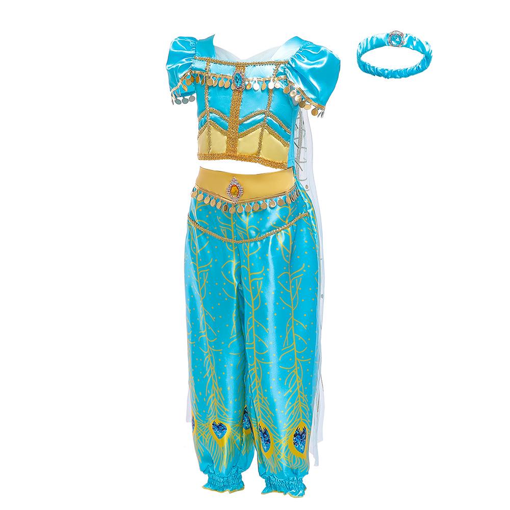 Princess Jasmine Aladdin's Lamp Costume - Kids' Stage Dress & Formal Gown