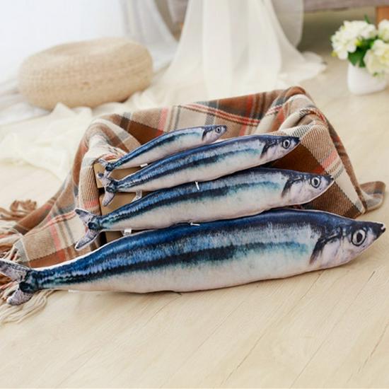 Creative Cartoon Carp Pillow: Back Support & Pet Toy - Valentine's Day Gift for Girls
