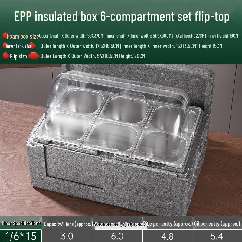 Insulated Foam Food Pan Carrier Box