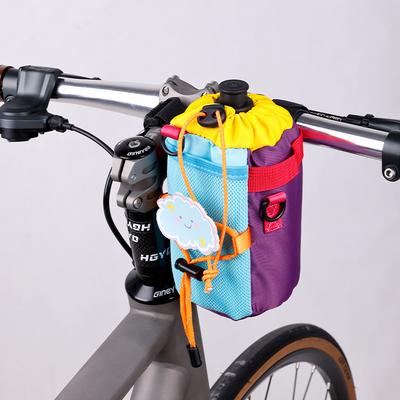 Bicycle Cartoon Water Bottle Holder Front Bag For Mountain/road Bike Handlebar Mounted Water Bottle Cup Storage Bag Cycling Gear
