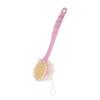 2-in-1 Bath Soft Back Brush Gentle Exfoliating Body Brush Bath Shower Sponge Scrubbing Brush Bathroom Shower Cleaning Tool