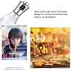 200ML Oil Sprayer Dispenser Oil Spray Bottle Portable Grilling Olive Oil Glass Bottle for Kitchen Cooking Salad Bread