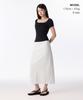 Musinsa Standard Woman Women'S Denim Maxi Skirt [White]