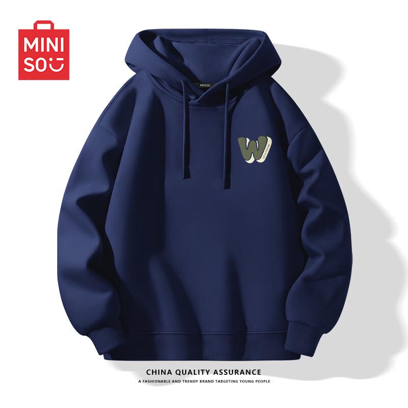 MINISO Men's Hooded Casual Pullover Sweatshirt