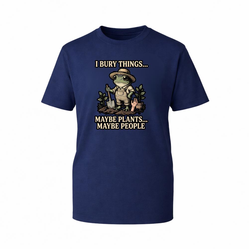 Funny Frog Gardening Graphic TShirt Sarcastic Plant Lover Novelty Gift TTop S