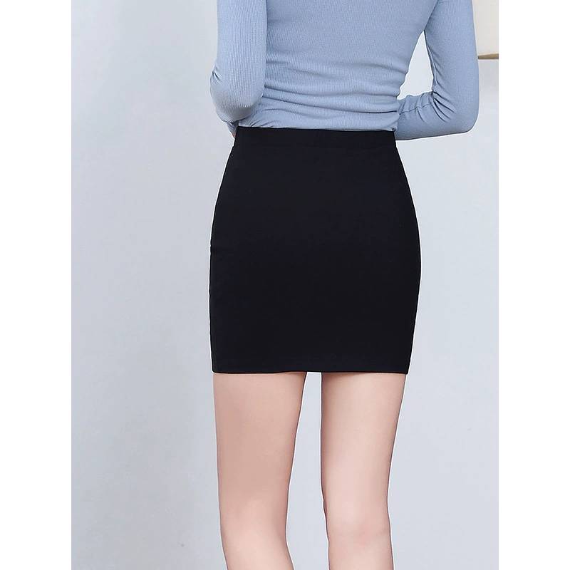 Spring Summer High Waist Bodycon Skirt With Side Slit For Office And Casual Wear