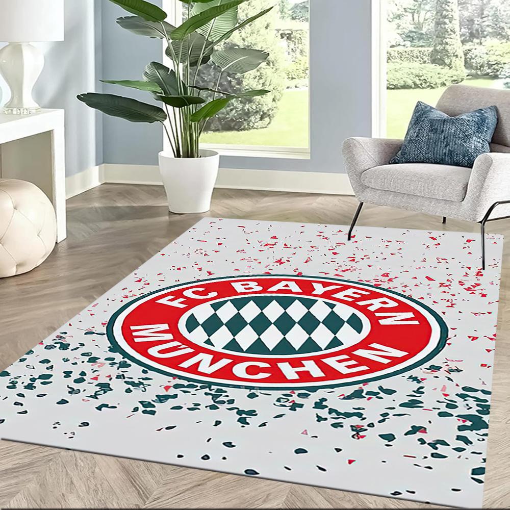 Bayern Munich Area Rug Design for Outdoor Study room Dormitory Entryway Anti-slip Rug Decorate Offices Wedding Party Gift