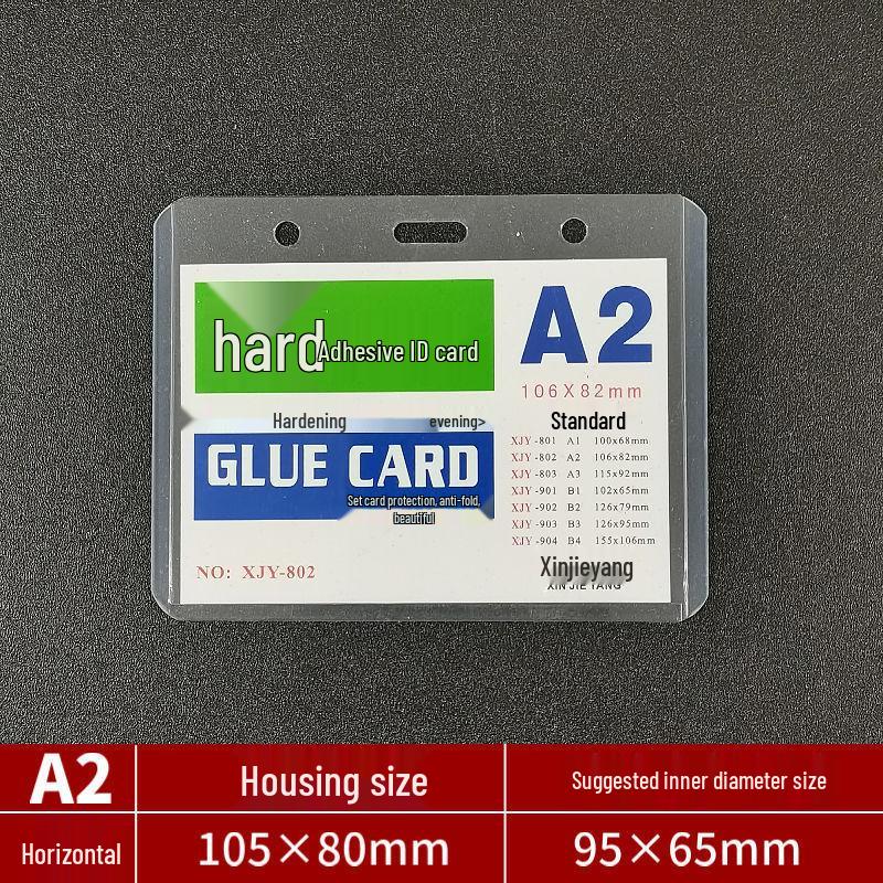 ID Card Holder with Lanyard for Work, Exhibition, and Student Badges