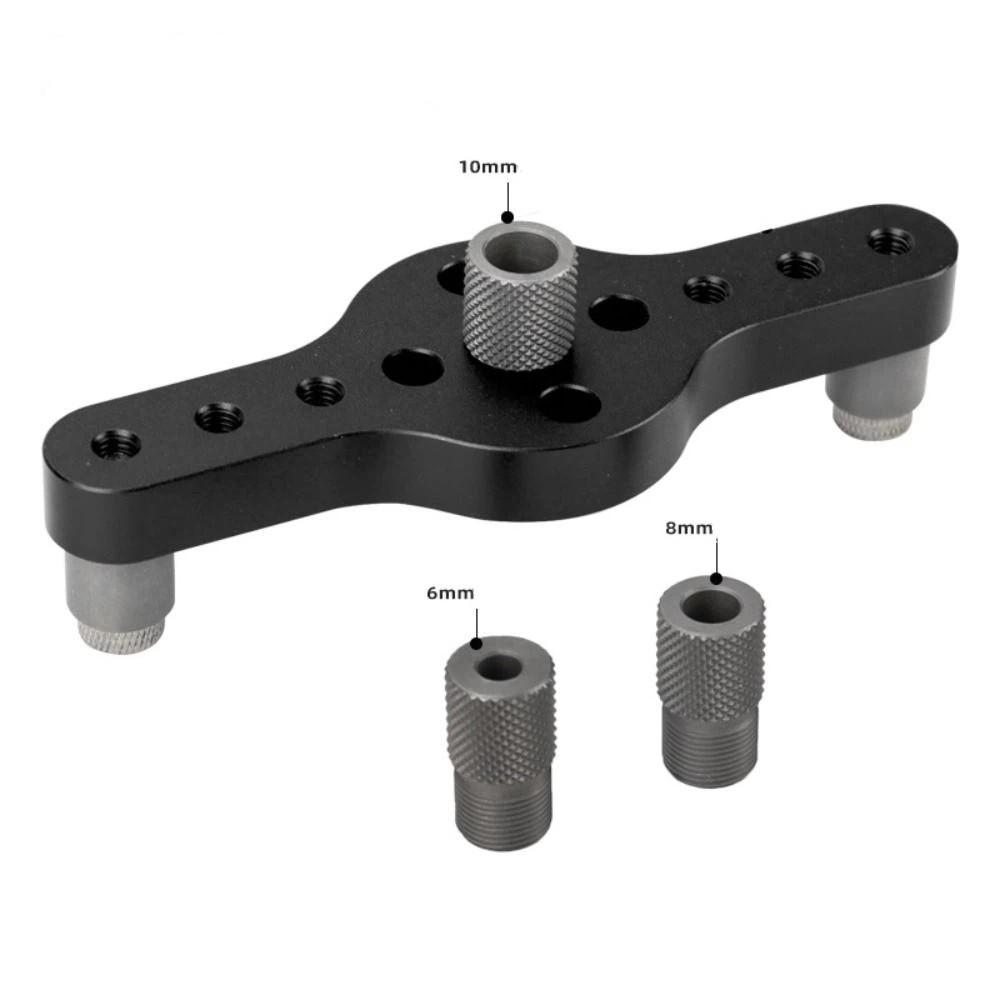 6/8/10mm Size Vertical Hole Jig High Precision Drilling Locator  Wood Dowelling