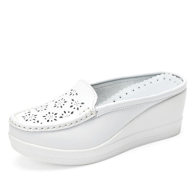 Móda GKTINOO Letní Dámské Boty Platformové Pantofle Klínkové Žabky Dámské Pantofle na Vysokém Podpatku Pro Ženy Ležérní Sandály Dámské Boty