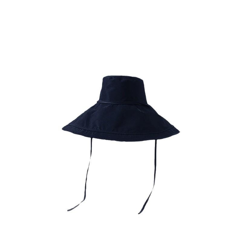 Hat women's summer sunshade sun protection double-sided bucket hat outdoor travel versatile large brim sun hat