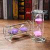 Elegant Crystal Sand Timer - Romantic Flowing Sand Ornament for Birthdays