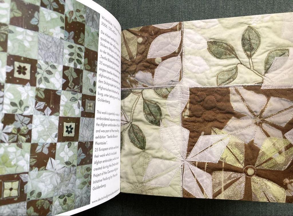 [USED] Textile art collection Nature Plants Books