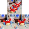 Plush Crab Keychain Toy With Polyester Filling For Kids And Adults