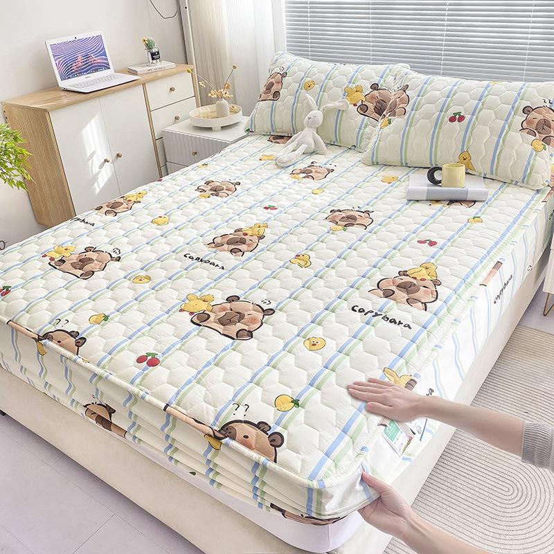 New Class a All Cotton Quilted Fitted Sheet Waterproof To Prevent Leakage of Urine Mattress Cover