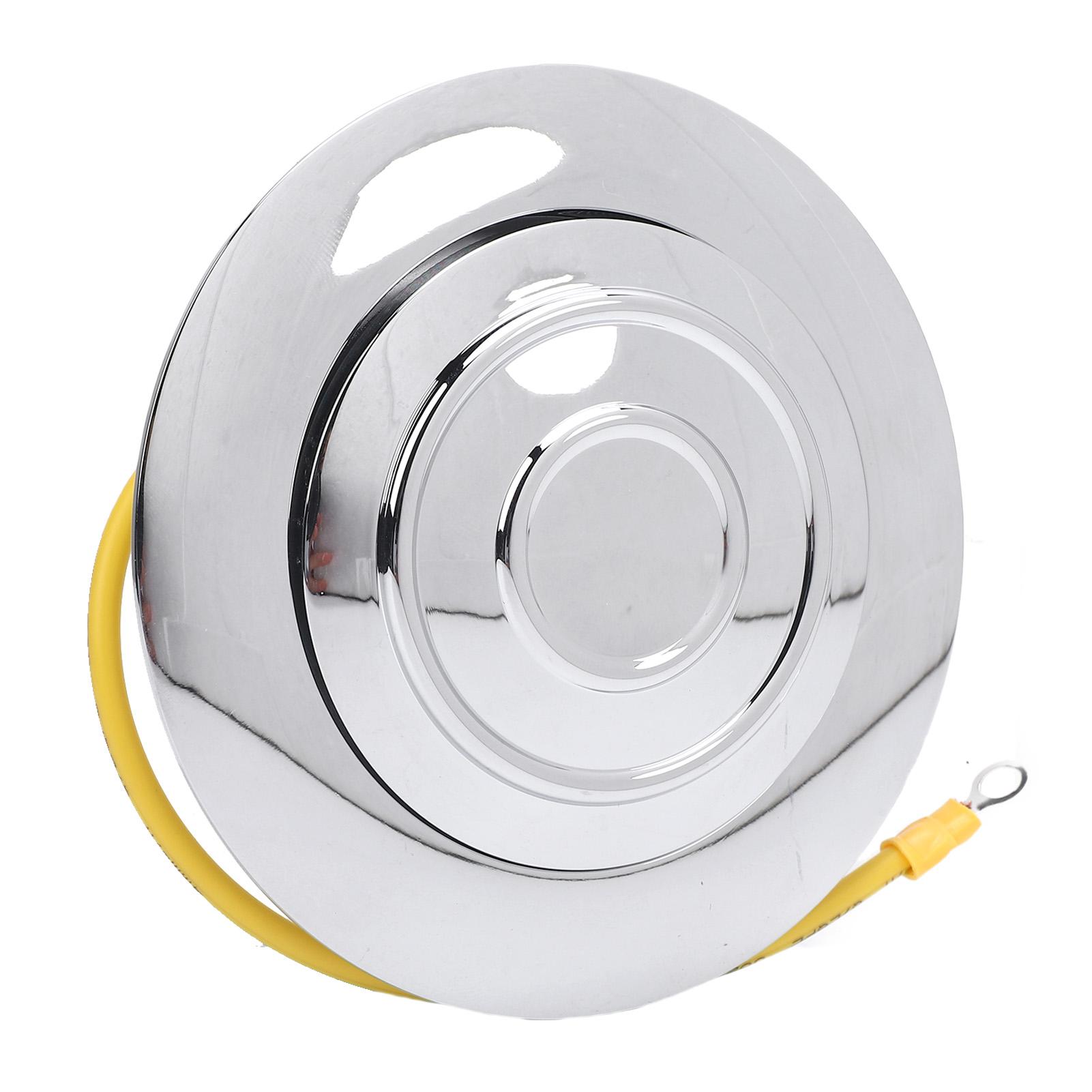 

Алюминиевая кнопка сигнала рулевого колеса 121806A Banjo Большая полированная кнопка сигнала для 9 болтов