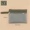 Waterproof Double-Layer Document Bag with Zipper for Certificates and Examination Materials