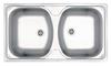 Steel Sink 2-Bowl Decor Steel Zmu 3200