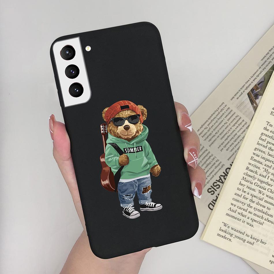 For Samsung Galaxy S21 Plus Ultra FE 5G Case Cute Painted Silicone Soft Protective Phone Cover for SamsungS21 S 21 FE Plus Ultra