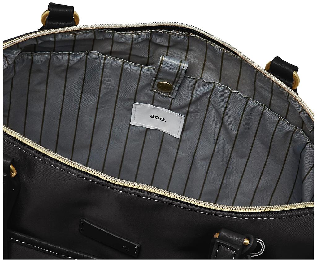 Business A4 Size Business Can Store Inch Black [ACE GENE] Bag, Compatible, Tote, 13.3 PC, 2-Way, Women's, Essencia, NO.11481,